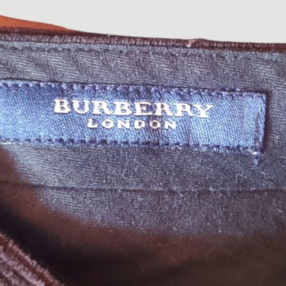 Burberry London Shaldon Corduroy Mens Pants  Brown Size 32 - Picture 9 of 16